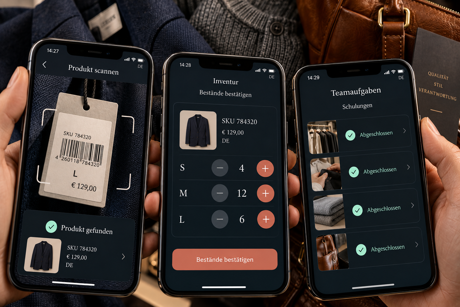 Mobile Lager-, Aufgaben- und Schulungsprozesse